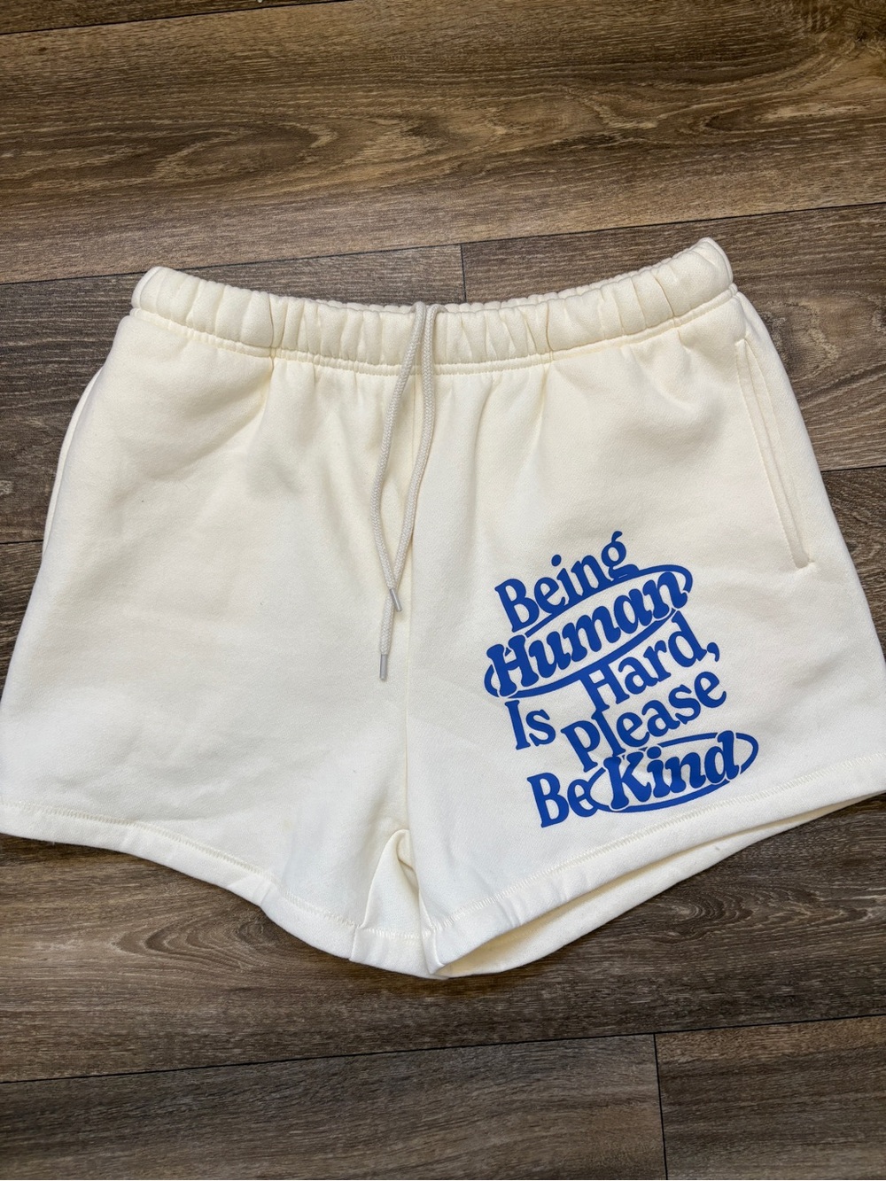 The Mayfair Group Sweat Shorts Graphic High Rise Lounge Shorts